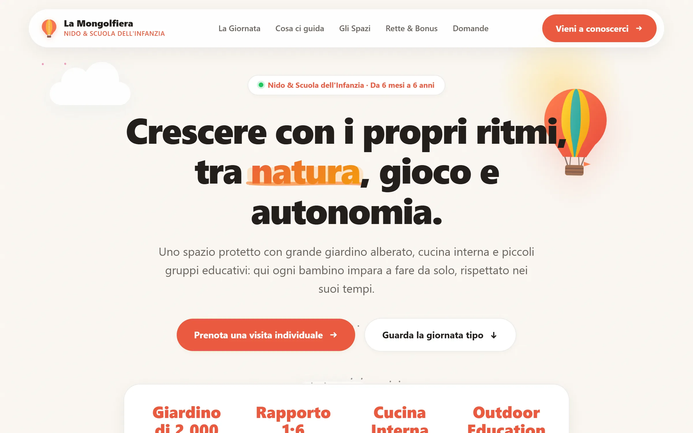 La Mongolfiera, scuola dell'infanzia e nido